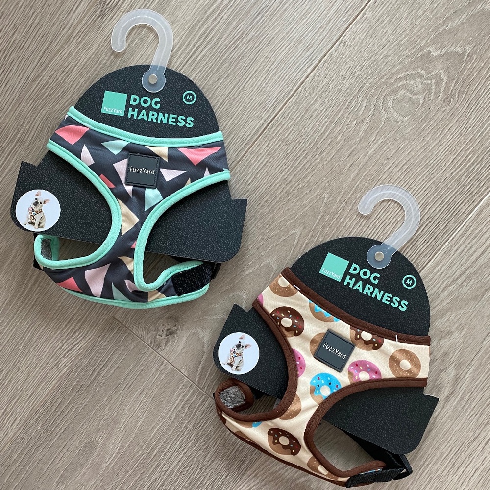 2 for $25, Dog Harness for Small Dogs, Size Medium, FuzzYard, NWT